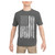 Rothco Distressed US Flag Athletic Fit T-Shirt - Charcoal Grey