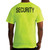 Rothco 2-Sided Security T-Shirt - Safety Green