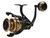 Gomexus Reel Handle w/ Round Power Knob for Penn Spinfisher VI (Color: Black-Gold / 98mm)