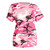 Rothco Womens Long Length Camo T-Shirt - Pink Camo