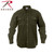 Rothco Heavy Weight Solid Flannel Shirt -Olive Drab