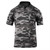 Rothco Moisture Wicking Polo Shirt - Black Camo