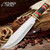 Timber Wolf Navajo Bowie Knife w/Sheath