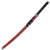 Maroon Dragon Samurai Ninja Bushido Katana W/ Scabbard