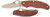 Spyderco UK Penknife Maroon FRN Drop Point Plain Edge Folding Knife