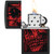 Zippo Red Skull Design Lighter