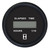 Faria Euro Black 2" Digital Hourmeter Gauge