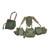 Canadian Armed Forces '82 Pattern Load Bearing 11   Piece Web Set