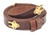 Brown Leather Military Style Rifle Sling 1" Premium Drum Dyed Leather