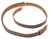 Brown Leather Military Style Rifle Sling 1" Premium Drum Dyed Leather