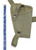 OD Cotton Webbing Tanker Shoulder Holster Fits Glock 19 Marked Jt&L