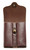 Brown Leather .45 Double Magazine Pouch With Hanger