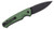 CIVIVI Altus Button Lock Folding Knife, Nitro-V Black SW, Aluminum Green