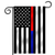 Thin Red Line & Thin Blue Line Dual Garden Flag