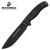 Officially Licensed Semper Fi Fixed Blade Full Tang Tactical Knife w/ Sheath - Black