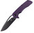 Kansept Kyro Flipper Folding Knife D2 Black G10 Purple