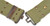 U.S. WW2 XXL M1936 Pistol Belt Dark OD Marked JT&L 1944
