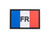 France PVC Flag Patch w/ Country Code