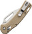 Pivot Lock Clip Point Tan
