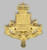 Canadian Armed Forces Le Regiment du Saguenay Cap Badge Queen's Crown Stamped