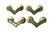 Canadian Armed Forces Private Dress Rank Pin - Set of 4