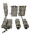 High Speed Gear  Assorted Molle Taco Pouches - Smoke Green