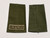 Canadian Armed Forces Green Rank Epaulets Linc & Weld - Private (Basic)