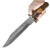 Timber Wolf Olive Wood Bowie Knife