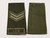 Canadian Armed Forces Green Rank Epaulets LOG - Corporal