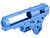 CYMA CNC Machined Reinforced High Performance Gearbox Shell for SR-25 QBS Airsoft Rifles (Color: Blue)