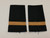 Canadian Armed Forces Dark Green Rank Epaulets Rank Only - Second Lieutenant