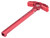 EMG Helios x Strike Industries Latchless Charging Handle for MWS Gas Blowback M4/M16 Airsoft Rifles (Color: Red)