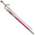 Peter the Great Sword, Silver & Red