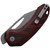 Anzu XL Linerlock Blk/Red G10