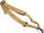 Matrix Tactical One-Point Bungee Sling w/ CQB-R Sling Adapter (Color: Tan)