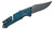 SOG Trident AT Folding Knife, Assisted Opening D2 Black GRN Blue