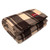 Classic Wool Plaid Blanket - Brown Plaid