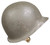 WWII U.S. Armed Forces Front Seam Fixed Bale M1 Helmet