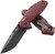 CRKT Shenanigan Flipper Folding Knife Assisted Opening GFN Maroon