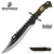 Marine Recon Bowie Knife "Anything, Anytime, Anywhere " w/ Sheath