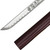 Art Gladius Katana Silver Engraved