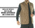 Rothco Quilted Woobie Vest - Coyote Brown