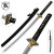 Dueling Dragon Black Samurai Katana Sword w/Scabbard