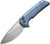 Mini Malice Button Lock Blue
