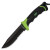 Timber Wolf Ultimate Survival Fixed Blade Knife - Black/Green