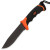 Timber Wolf Ultimate Survival Fixed Blade Knife - Black/Orange