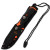 Timber Wolf Ultimate Survival Fixed Blade Knife - Black/Orange