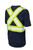 Micro Mesh Short Sleeve Safety T-Shirt with Pocket (Navy)