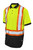 Birdseye Mesh Short Sleeve Safety Polo Shirt (Fluorescent Green)