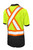 Birdseye Mesh Short Sleeve Safety Polo Shirt (Fluorescent Green)